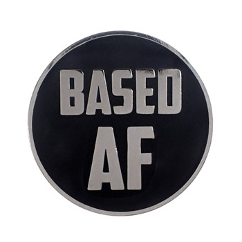 AF - Based Lapel Pin Hard Enamel Silver
