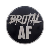 AF - Brutal Lapel Pin Hard Enamel Silver