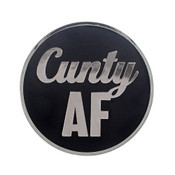 AF - Cunty Lapel Pin Hard Enamel Silver