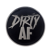 AF - Dirty Lapel Pin Hard Enamel Silver