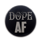 AF - Dope Lapel Pin Hard Enamel Silver