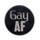 AF - Gay Lapel Pin Hard Enamel Silver