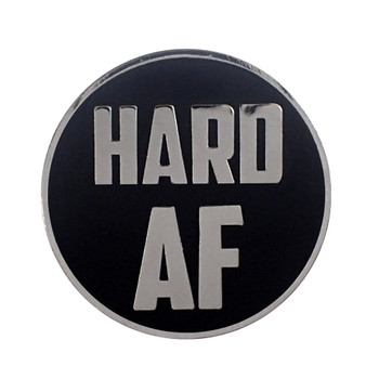 AF - Hard Lapel Pin Hard Enamel Silver