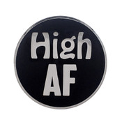 AF - High Lapel Pin Hard Enamel Silver