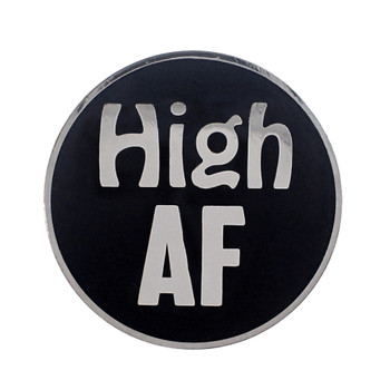 AF - High Lapel Pin Hard Enamel Silver