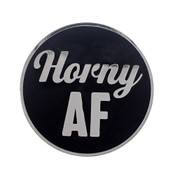 AF - Horny Lapel Pin Hard Enamel Silver