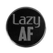AF - Lazy Lapel Pin Hard Enamel Silver