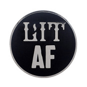 AF - Lit Lapel Pin Hard Enamel Silver
