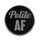 AF - Polite Lapel Pin Hard Enamel Silver