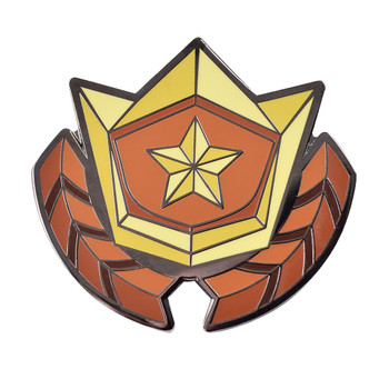 Fortnite Challenge Logo Lapel Pin Hard Enamel Black Nickel