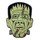 Halloween Frankenstein Lapel Pin Black Nickel