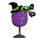 Witches Brew Lapel Pin Black  Nickel