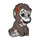 Baby Sugar Gorilla Lapel Pin Hard Enamel Black Nickel