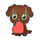 Puppy - Cute Lapel Pin Hard Enamel Silver