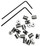 Locking Pin Keepers Silver