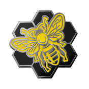 Bees Knees Lapel Pin Hard Enamel Black Nickel
