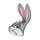 Bugs Bunny 420 Lapel Pin Hard Enamel Silver