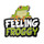 Feeling Froggy Lapel Pin Hard Enamel Silver