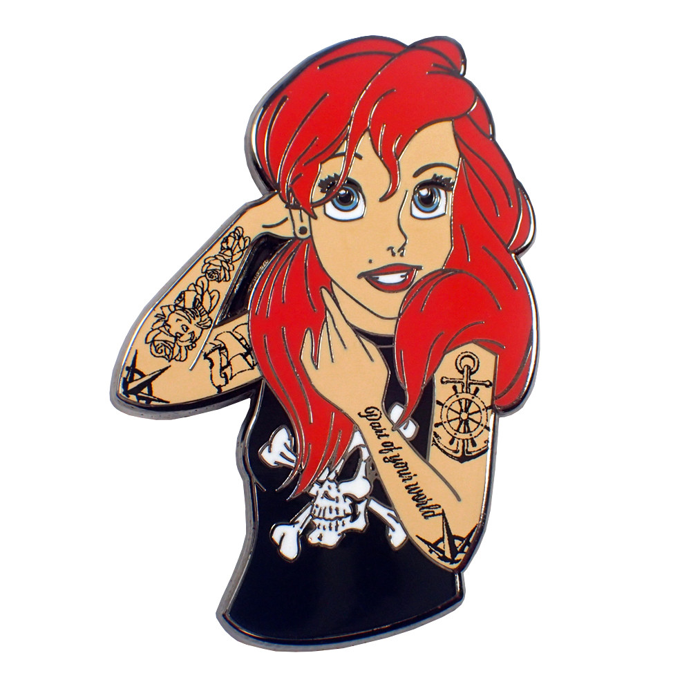 Tattooed Ariel Lapel Pin