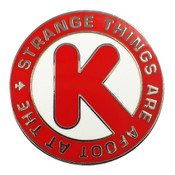 Strange Things Are Afoot Lapel Pin Hard Enamel Silver