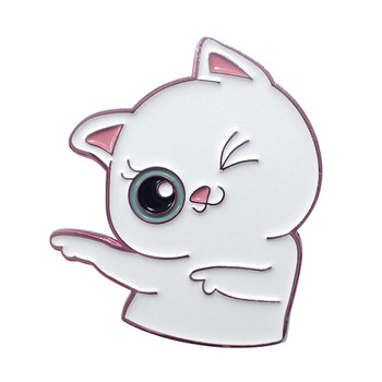 You da Cat Lapel Pin Soft Enamel C3 Anodized Aluminum