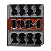 Classic Novels - 1984 Lapel Pin Soft Enamel Silver