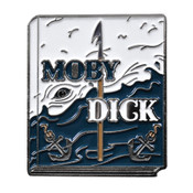 Classic Novels - Moby Dick Lapel Pin Soft Enamel Silver