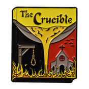 Classic Novels - The Crucible Lapel Pin Soft Enamel Black Nickel