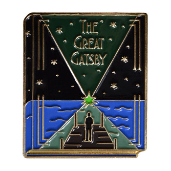 Classic Novels - The Great Gatsby Lapel Pin Soft Enamel Gold