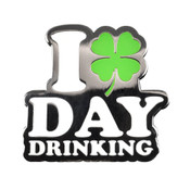 Day Drinking Lapel Pin Hard Enamel Black Nickel