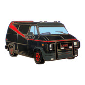 A-Team Van Lapel Pin Hard Enamel Black Nickel