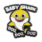 Baby Shark Doo Doo Lapel Pin Hard Enamel Silver