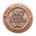 Drink Like Dwarves Lapel Pin Die Struck Antiqued Copper
