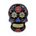 Holy Death Day Lapel Pin Soft Enamel Black Nickel
