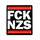 FCK NZS Lapel Pin Soft Enamel Black Dyed Metal Plating