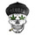 420 Day of Dead Lapel Pin Hard Enamel Silver