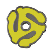 45 Adapter Lapel Pin Hard Enamel Black Nickel
