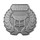 Grill Expert Lapel Pin Die Struck Antiqued Silver