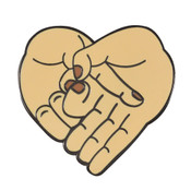 I Love Fucking You Lapel Pin Hard Enamel Black Nickel