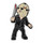 Jason Friday the 13th Lapel Pin Hard Enamel Black Nickel