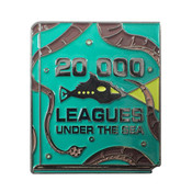 Classic Novels - 20000 Leagues Under The Sea Lapel Pin Soft Enamel Black Nickel