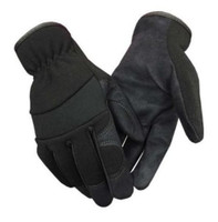 Northstar Suede Palm Lightweight Work Gloves Unisex Unlined Synthetic Black 58BK