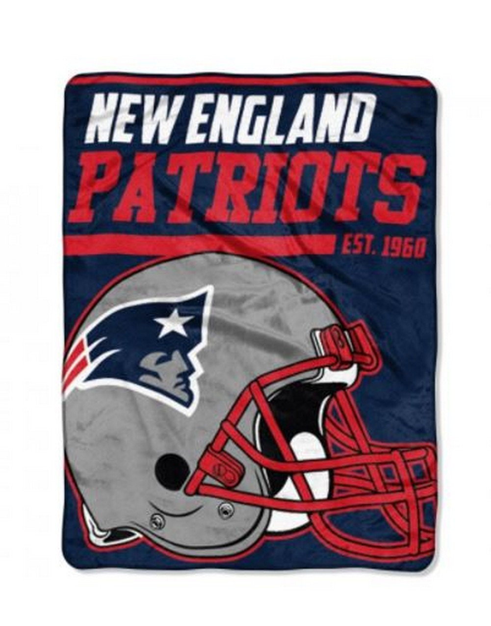 The Northwest NFL New England Patriots Micro Raschel Throw Blanket 40