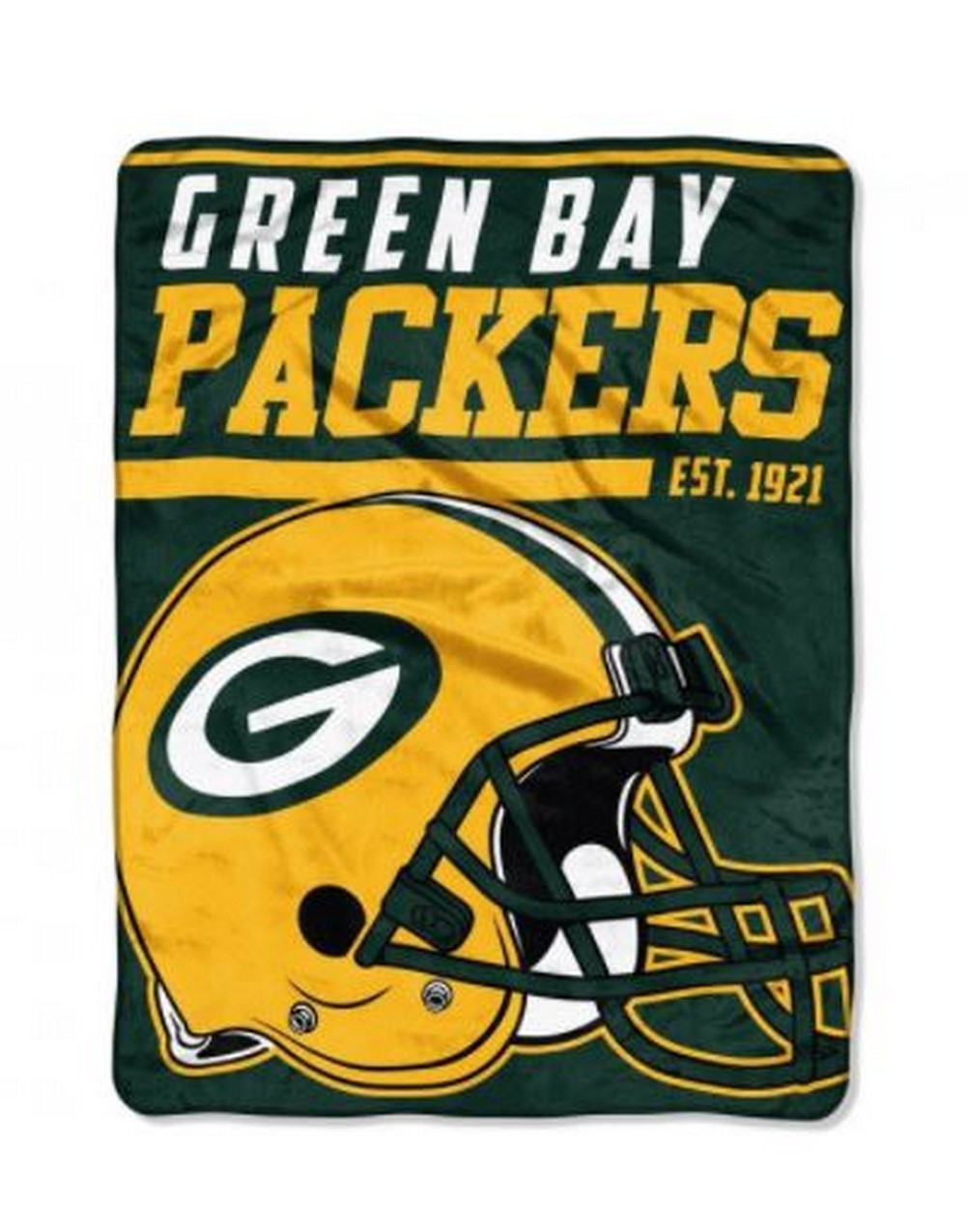 The Northwest NFL Green Bay Packers Micro Raschel Throw Blanket 40 Yard