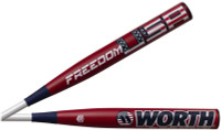Worth Freedom USA Balanced Slowpitch Softball 2 1/4” Barrel Bat WFR22A