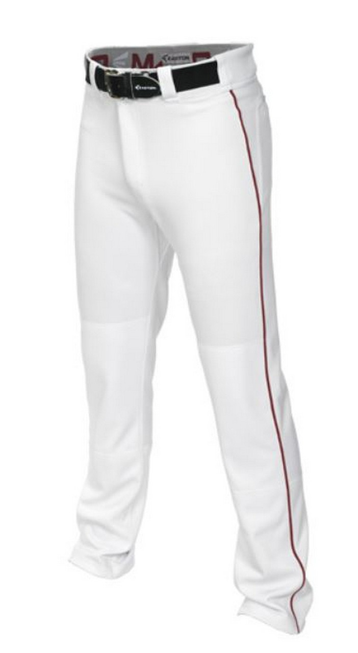 Easton Men's Full Baseball Pants Mako 2 Piped Contrast Color Piping