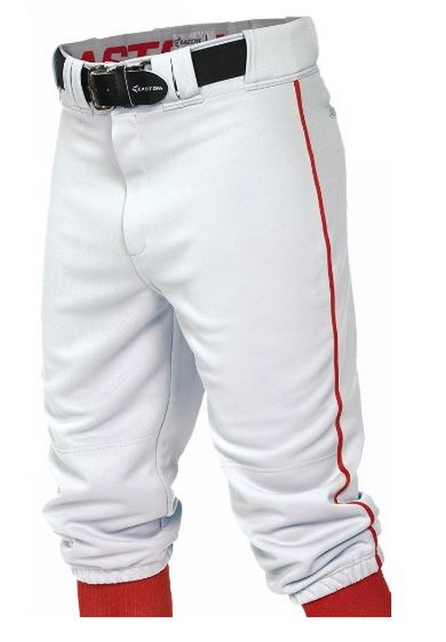 Easton Men's Baseball Pants Pro Plus Piped Knicker w/ Piping Short