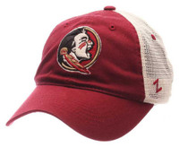 Zephyr Hats NCAA Florida State Seminoles Washed Trucker Snapback Baseball Cap