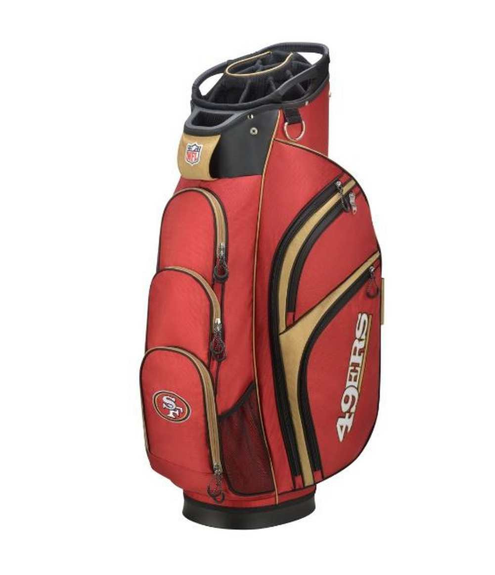Wilson NFL San Francisco 49ers Cart Golf Bag 14 Divide Top