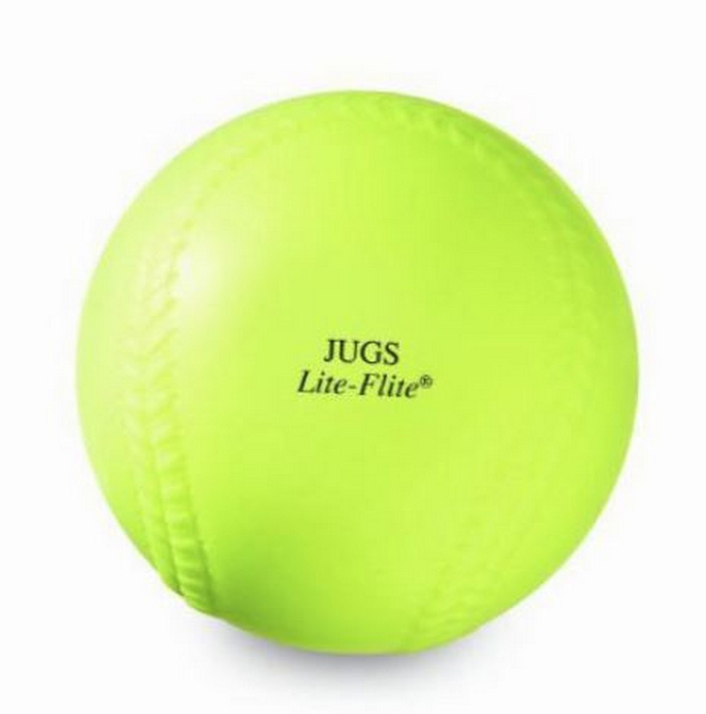 Jugs LiteFlite Bucket of 18 Balls Baseball Size Machine Use